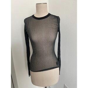 Urban Outfitters Top Women S Sheer Black Cyberpunk Party Rave Festival Whimgoth